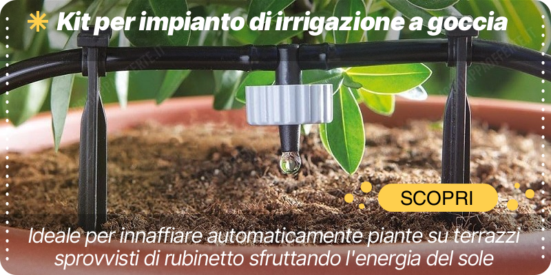 Irrigazione a Goccia per le Piante del tuo Terrazzo